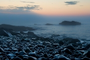 sunrise, fog