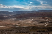 The Lipan Pass with roughly 50 switchbacks between Salinas Grandes and Purmamarca