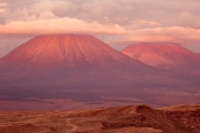 last light, Licancabur and Juriques