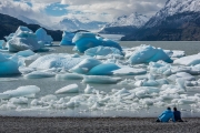 icebergs, Lago Grey