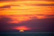 sunset off San Cristobal Island