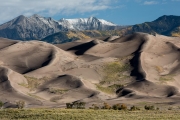Great Sand Dunes, Sangre de Christo mountains