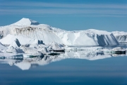 icebergs seen  from Sermermiut