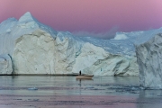 fishing among the icebergs, Ilulissat