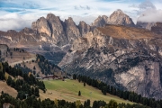 view near Sella Pass