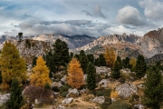 view near Sella Pass