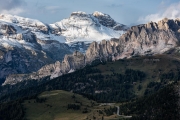 view near Sella Pass