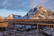 fish drying racks, Reine