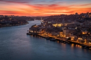Evening view of the Ribeira