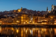 Evening view of the Ribeira