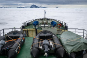 navigating in the polar pack ice