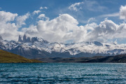 Las Torres from Laguna Azul