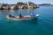 a small boat near Kekova