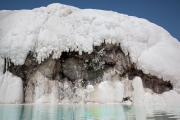 limestone formations, travertine pools and springs, Pamukkale