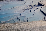 limestone formations, travertine pools and springs, Pamukkale