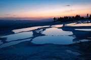 limestone formations, travertine pools and springs, Pamukkale