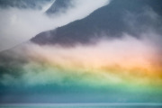 rainbow, Glacier Bay