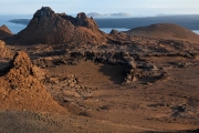 volcanic crater and cone, Bartolome Island