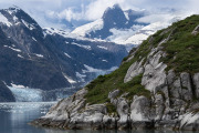 approaching the Johns Hopkins Glacier