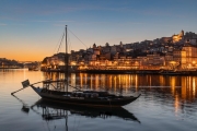 Evening view of the Ribeira