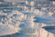 limestone formations, travertine pools and springs, Pamukkale