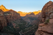 Towers of the Virgin from Canyon Overlook, Zion National Park
